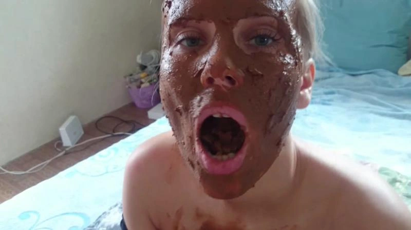 Brown wife Mouth Full of Shit [FullHD] (Scatshop/2021)