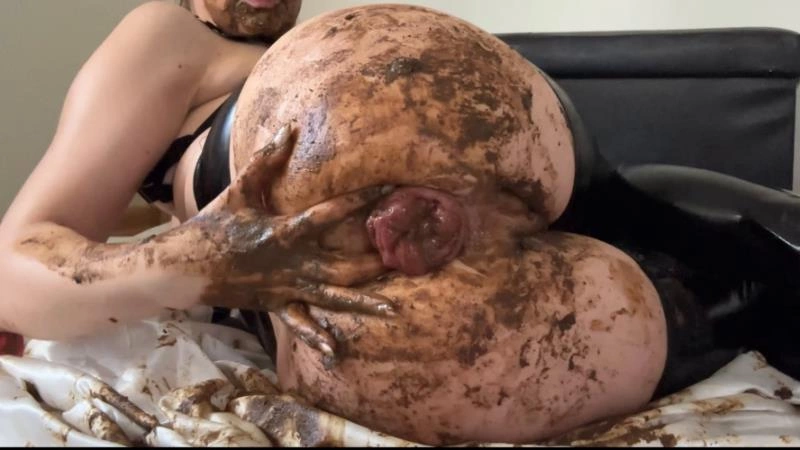 Shocking pornstar Extreme Violette BBC dildo fuck to shit [FullHD] (2025)